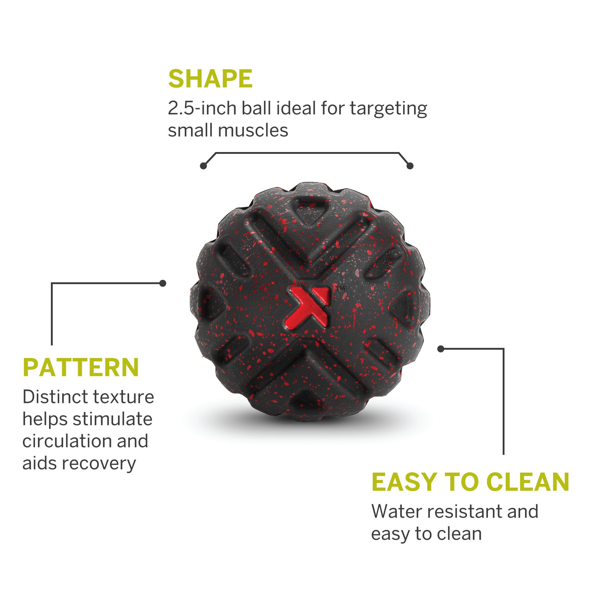 TriggerPoint MB Deep Tissue Massage Ball - Black TriggerPoint MB Deep Tissue Massage Ball - Black